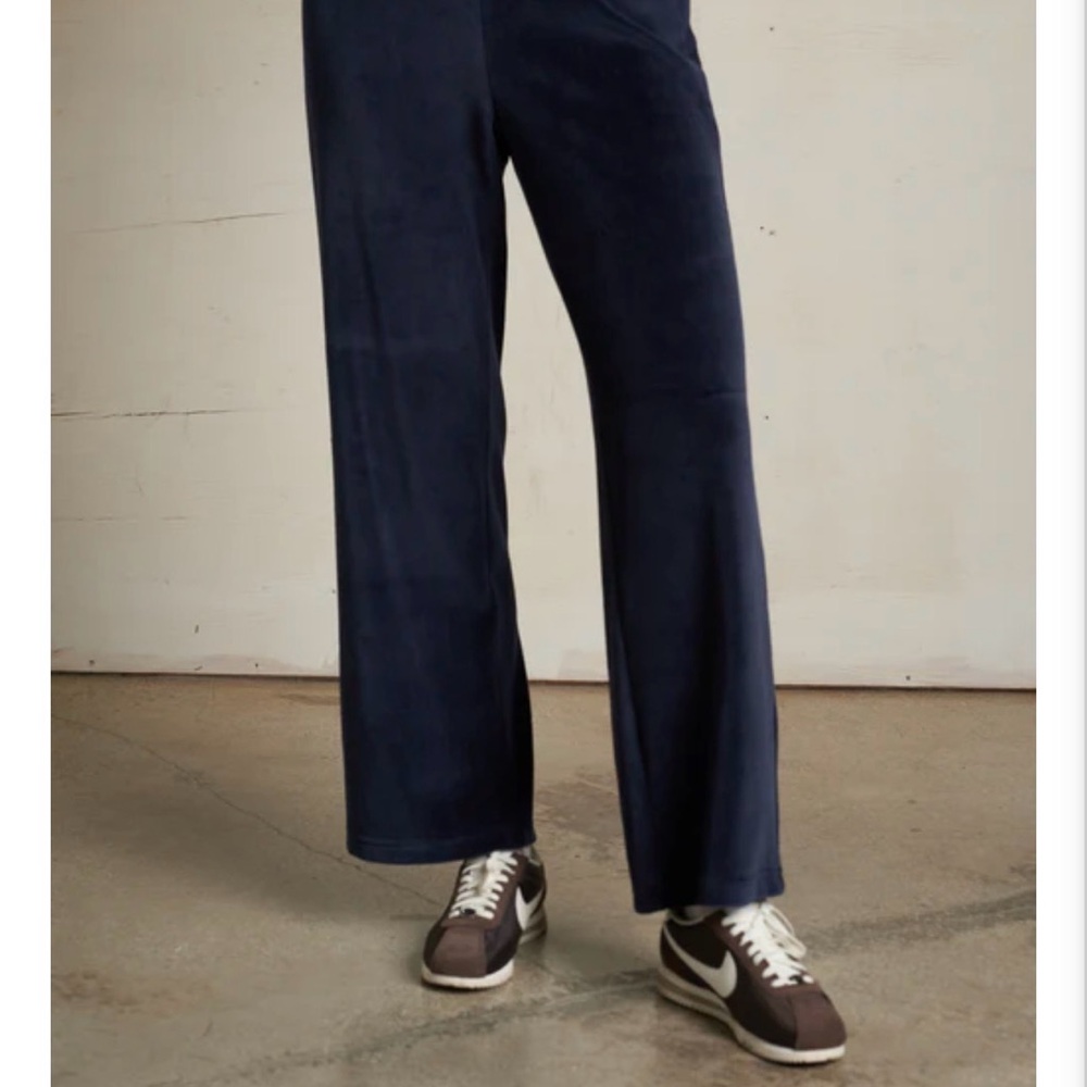 perfectwhitetee Midnight Blue Straight Leg Pants